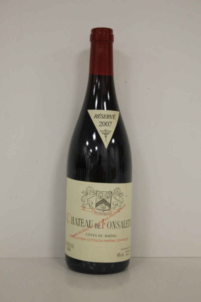 Rayas Chateau De Fonsalette Reserve 2007