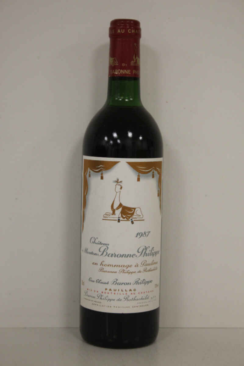 Chateau Mouton Baronne Philippe 1987