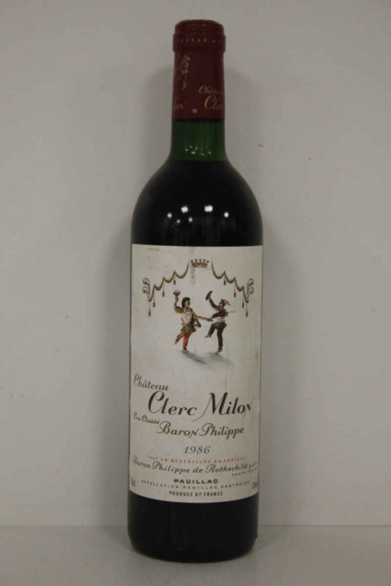Chateau Clerc Milon 1986