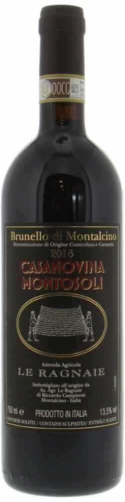 Le Ragnaie Brunello Di Montalcino Casanovina Montosoli 2016