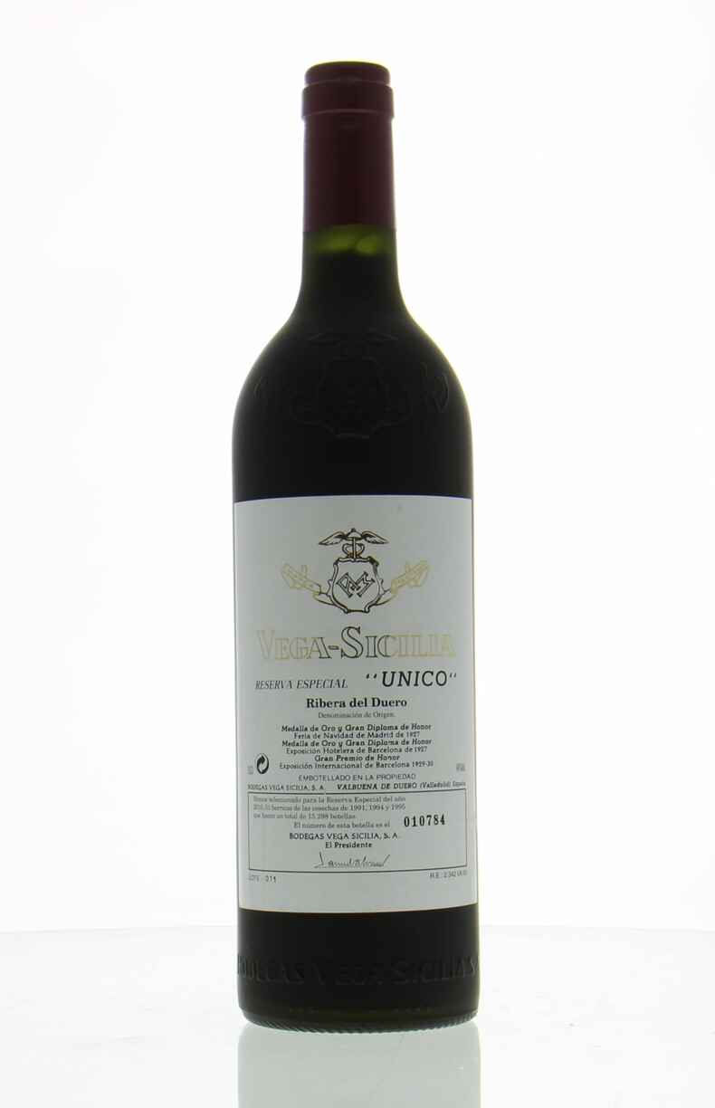 Vega Sicilia Unico Reserva Especiale (91 94 95) 2010