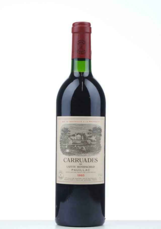 Chateau Lafite Rothschild Carruades De Lafite Rothschild 1985