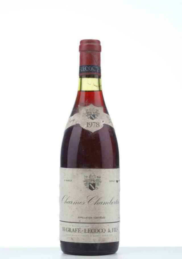 Grafe Lecocq Charmes Chambertin Grand Cru 1978