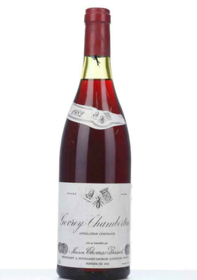 Thomas-bassot Gevrey-chambertin 1982