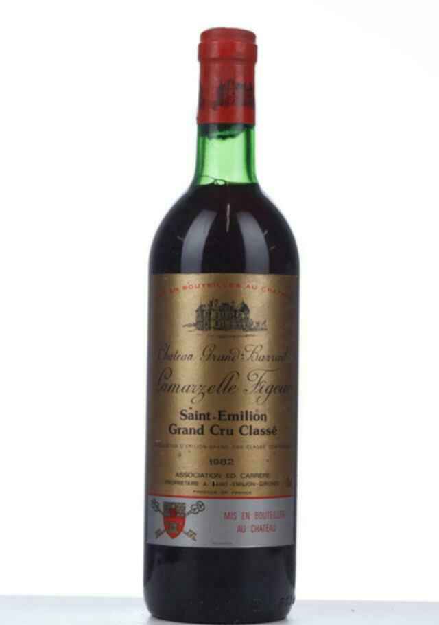 Chateau Grand Barrail Lamarzelle Figeac 1982