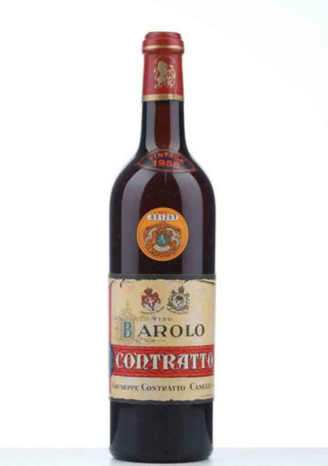 Contratto Barolo 1958