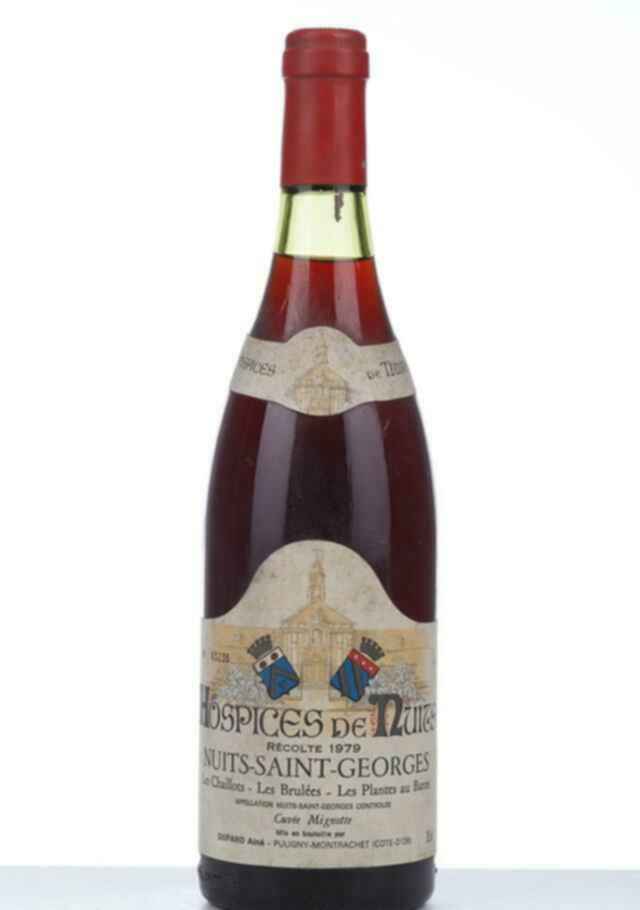 Dupard Aine Hospices De Nuits Nuits St Georges Les Chaillots Les Brulees Les Plantes Au Baron Cuvee Mignotte 1979