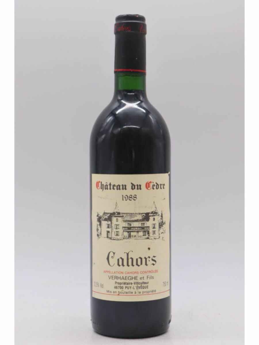 Chateau Du Cedre Chateau Du Cèdre 1988