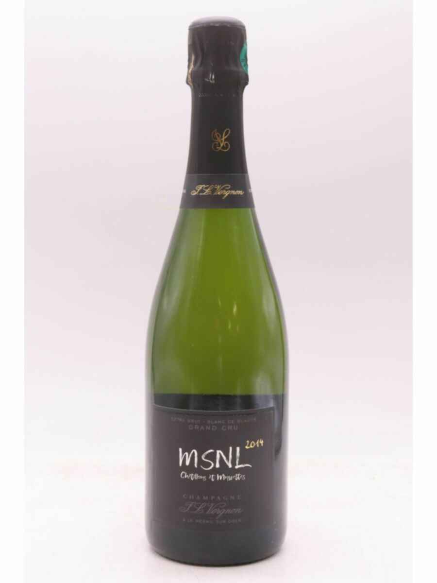 J L Vergnon Msnl Grand Cru Blanc De Blancs Extra Brut 2014