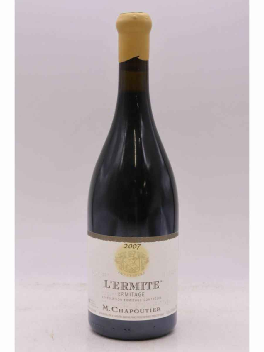 M.chapoutier L'ermite Ermitage Rouge 2007