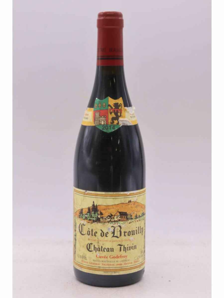 Chateau Thivin Cote De Brouilly Cuvee Godefroy 2014