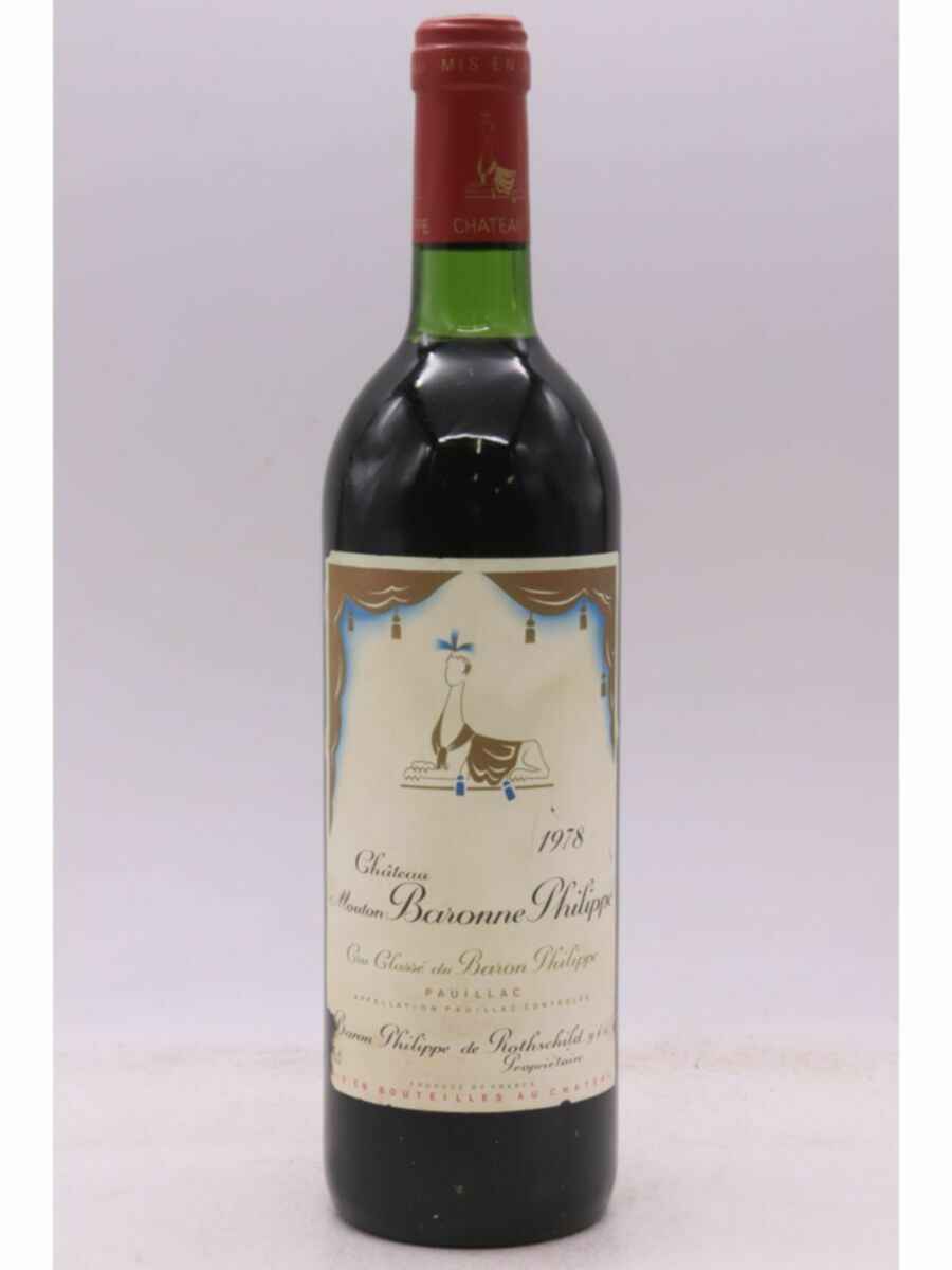 Chateau Mouton Baronne Philippe 1978