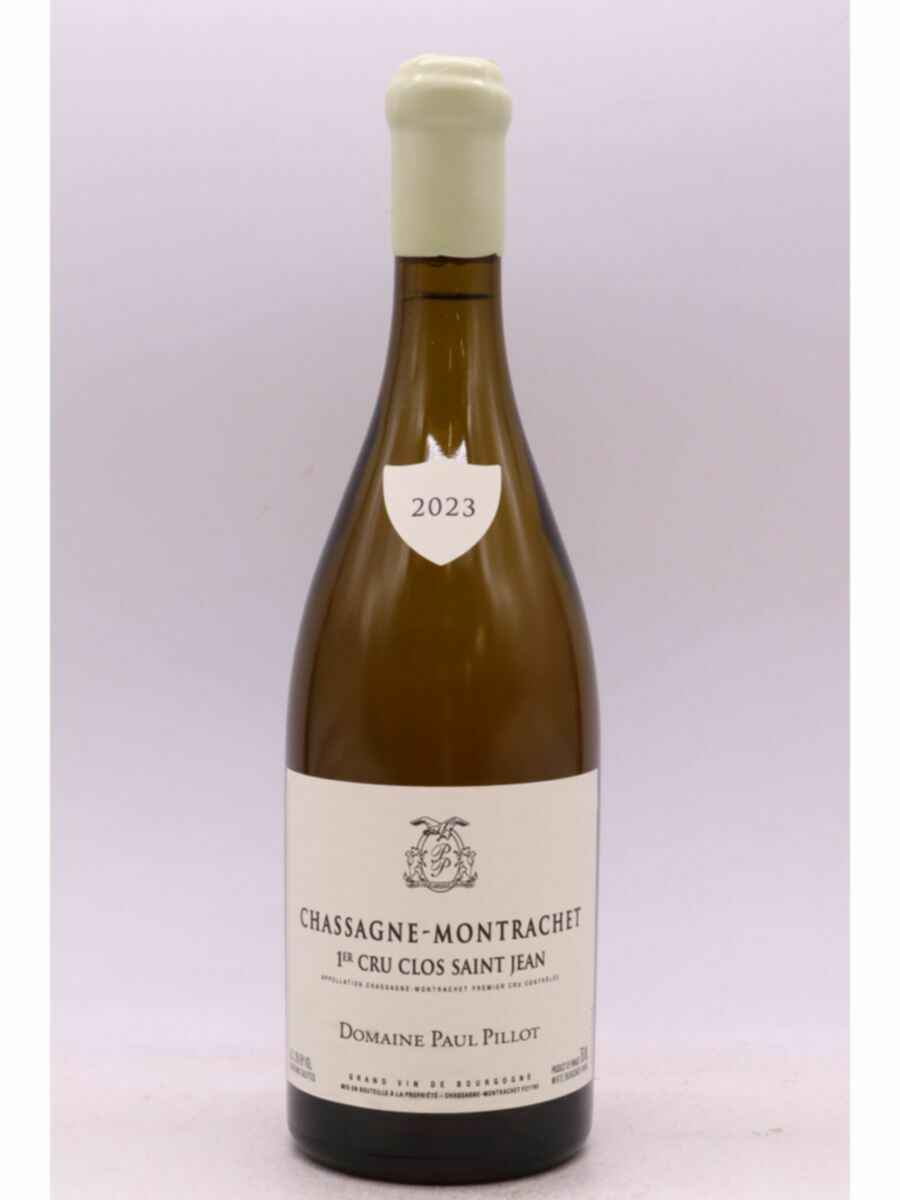 Paul Pillot Chassagne Montrachet Clos St Jean Blanc 1er Cru 2023