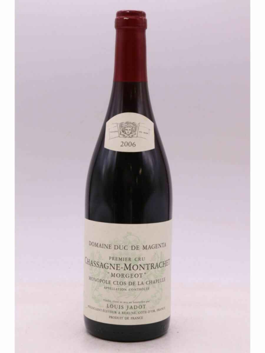 Louis Jadot Chassagne Montrachet Morgeot Clos De La Chapelle 1er Cru Rouge 2006