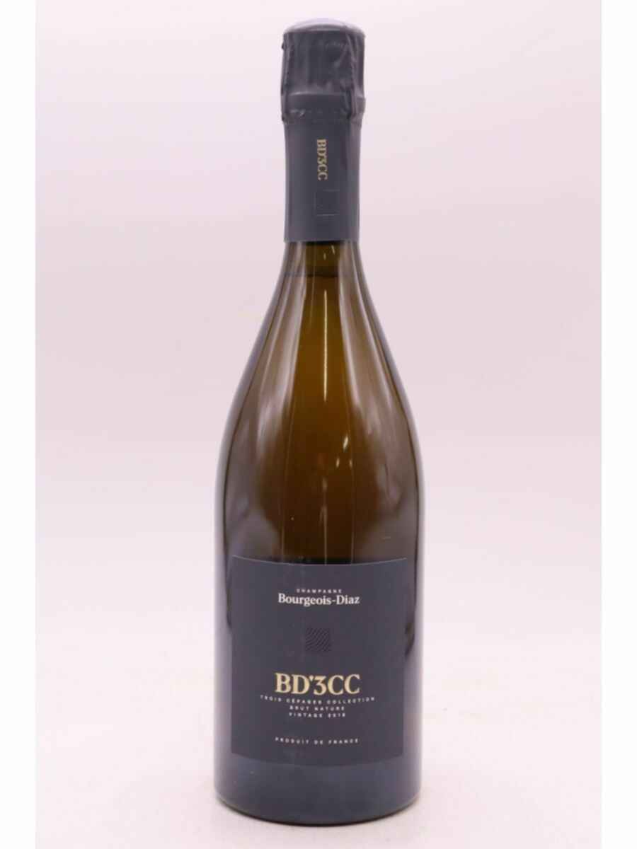 Bourgeois Diaz Bd 3cc Trois Cepages Collection Brut Nature 2018