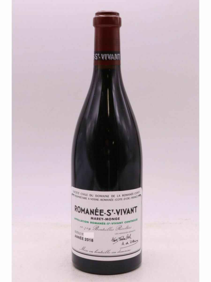 De La Romanee Conti Romanee Saint Vivant Grand Cru 2018
