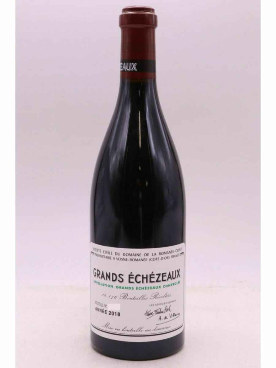 De La Romanee Conti Grands Echezeaux Grand Cru 2018