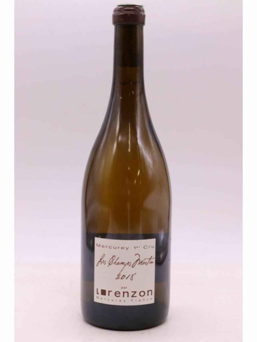 Bruno Lorenzon Mercurey Blanc Les Champs Martin 1er Cru 2018