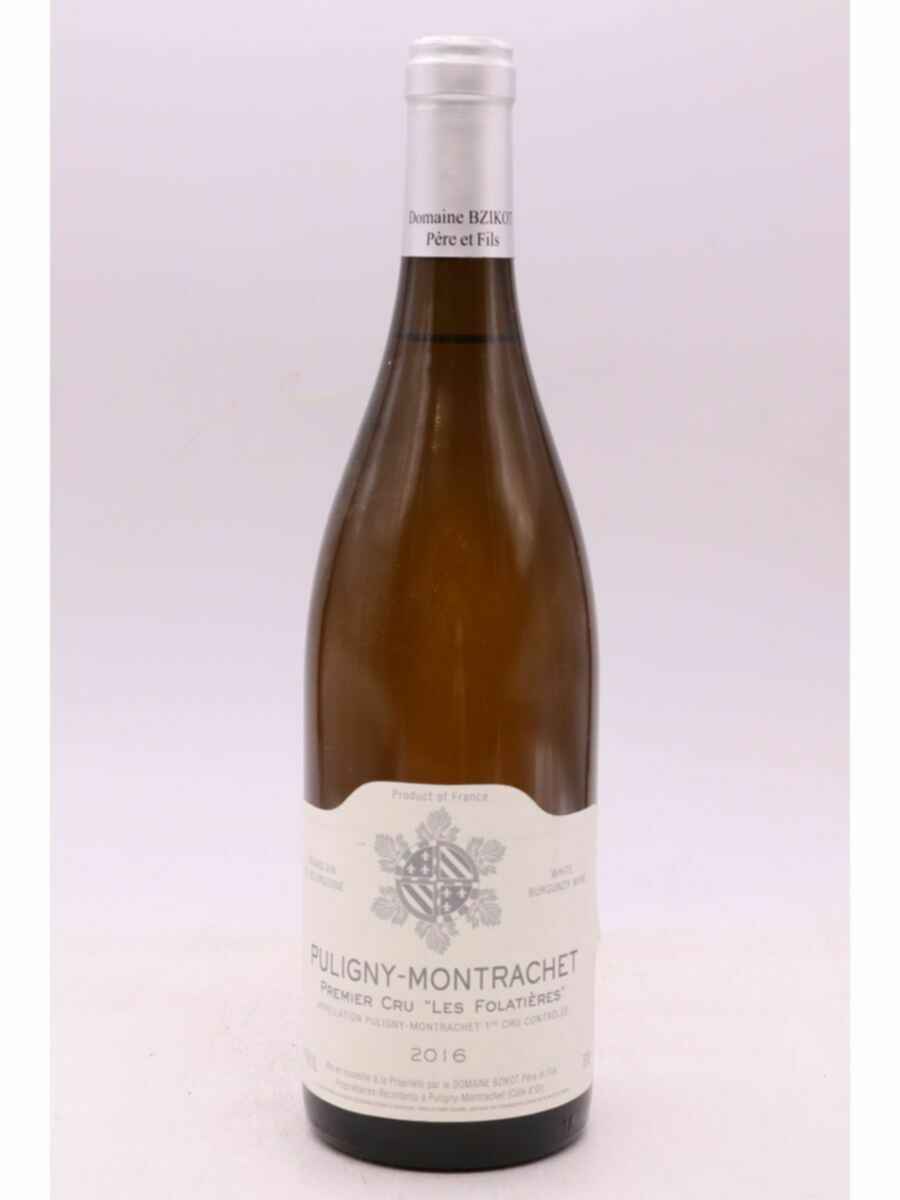 Bzikot Puligny Montrachet 1er Cru Les Folatieres 2016