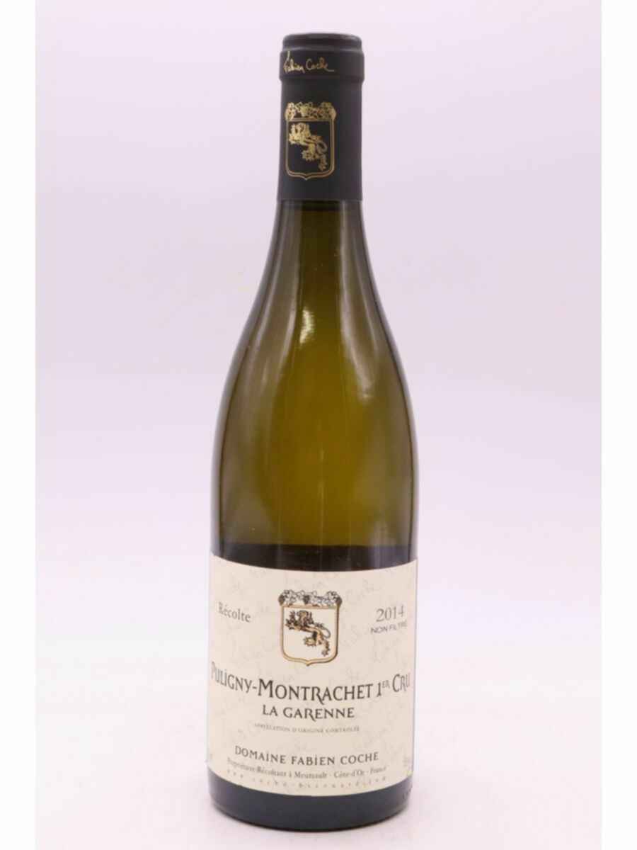 Fabien Coche Puligny Montrachet 1er Cru La Garenne 2014