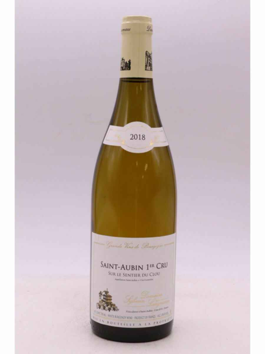 Sylvain Langoureau Saint Aubin 1er Cru Sur Le Sentier Du Clou 2018