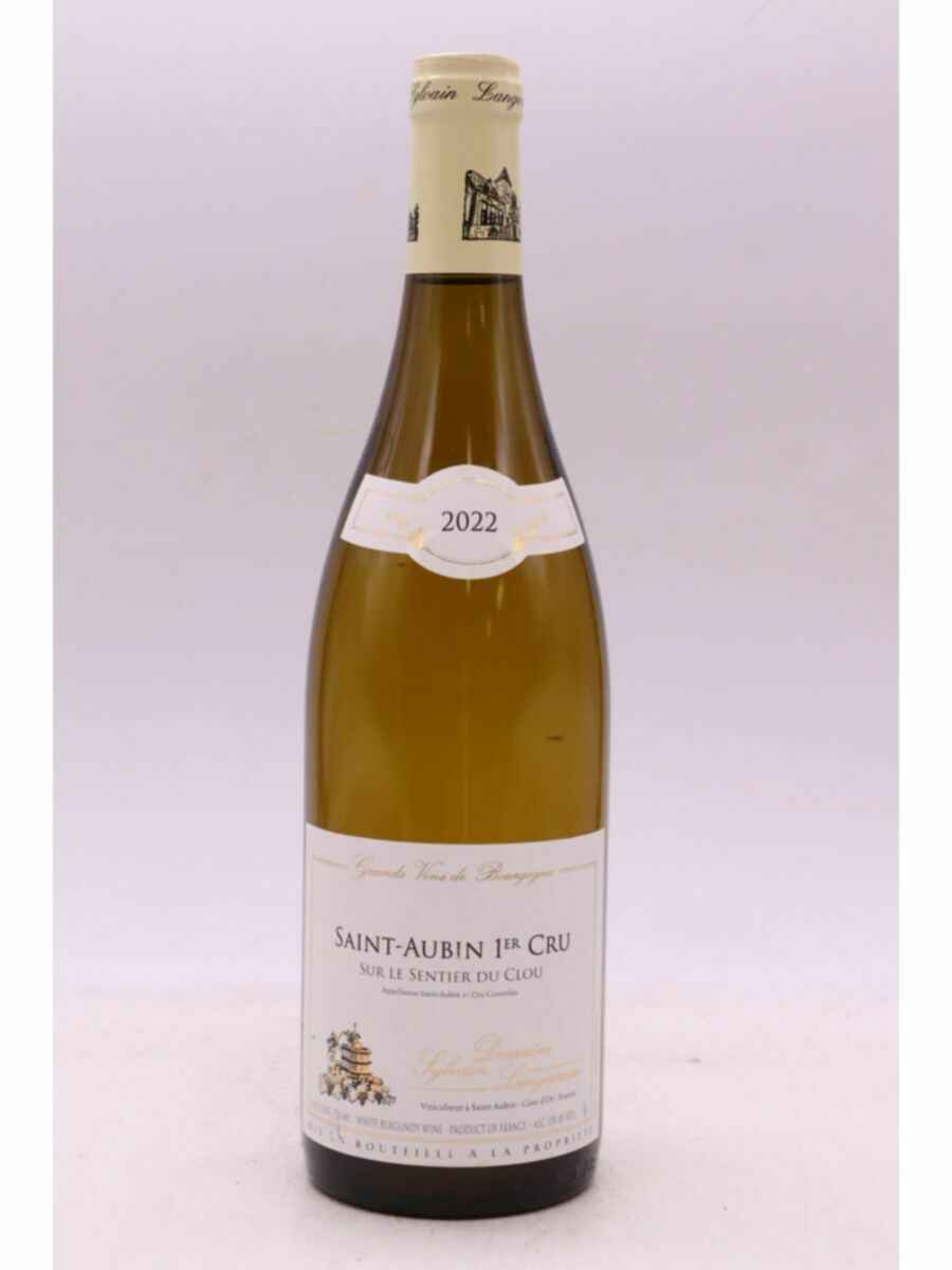 Sylvain Langoureau Saint Aubin 1er Cru Sur Le Sentier Du Clou 2022