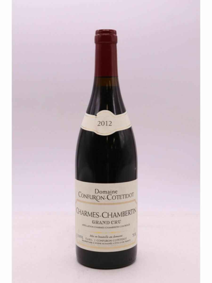 Confuron Cotetidot Charmes Chambertin Grand Cru 2012