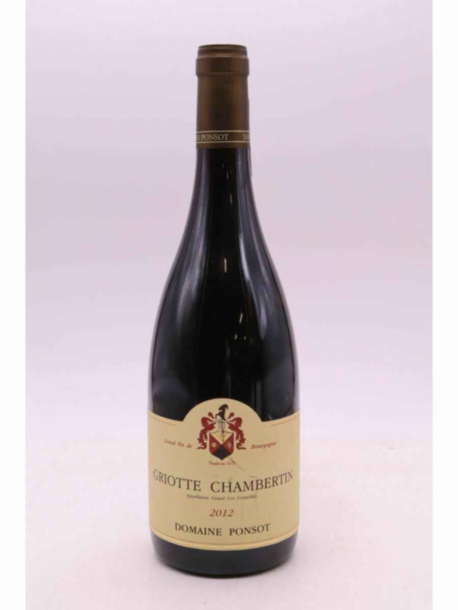 Ponsot Griotte Chambertin Grand Cru 2012