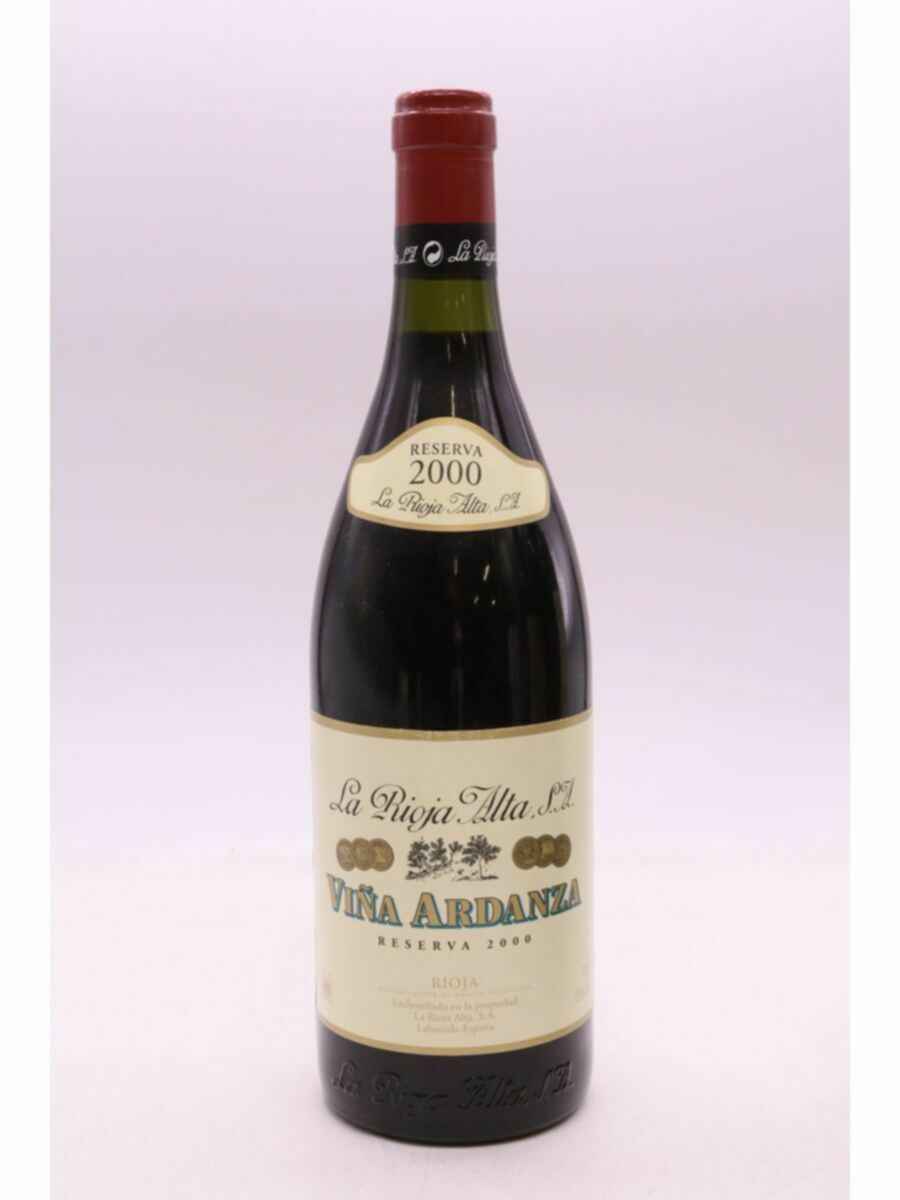 La Rioja Alta Rioja Reserva Vina Ardanza 2000