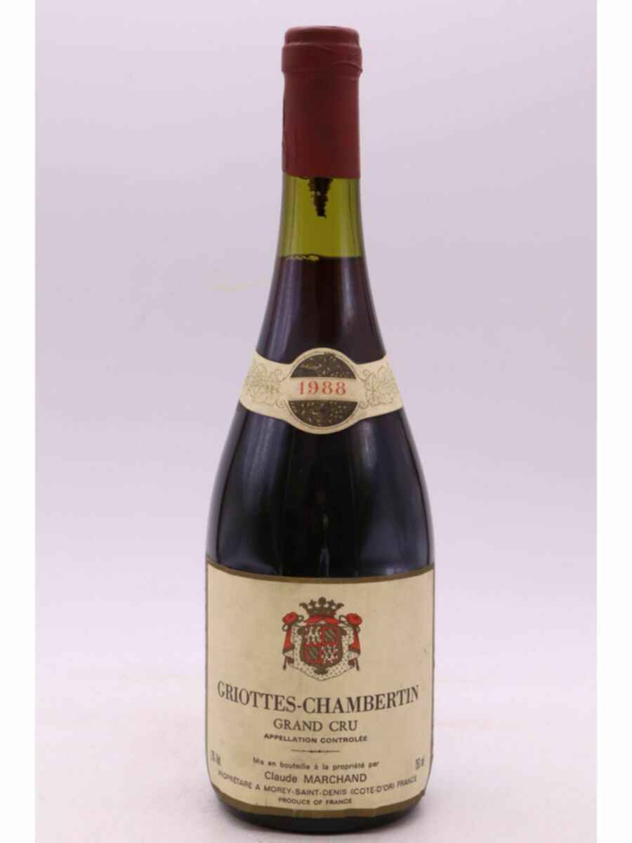 Claude Marchand Griottes Chambertin Grand Cru 1988