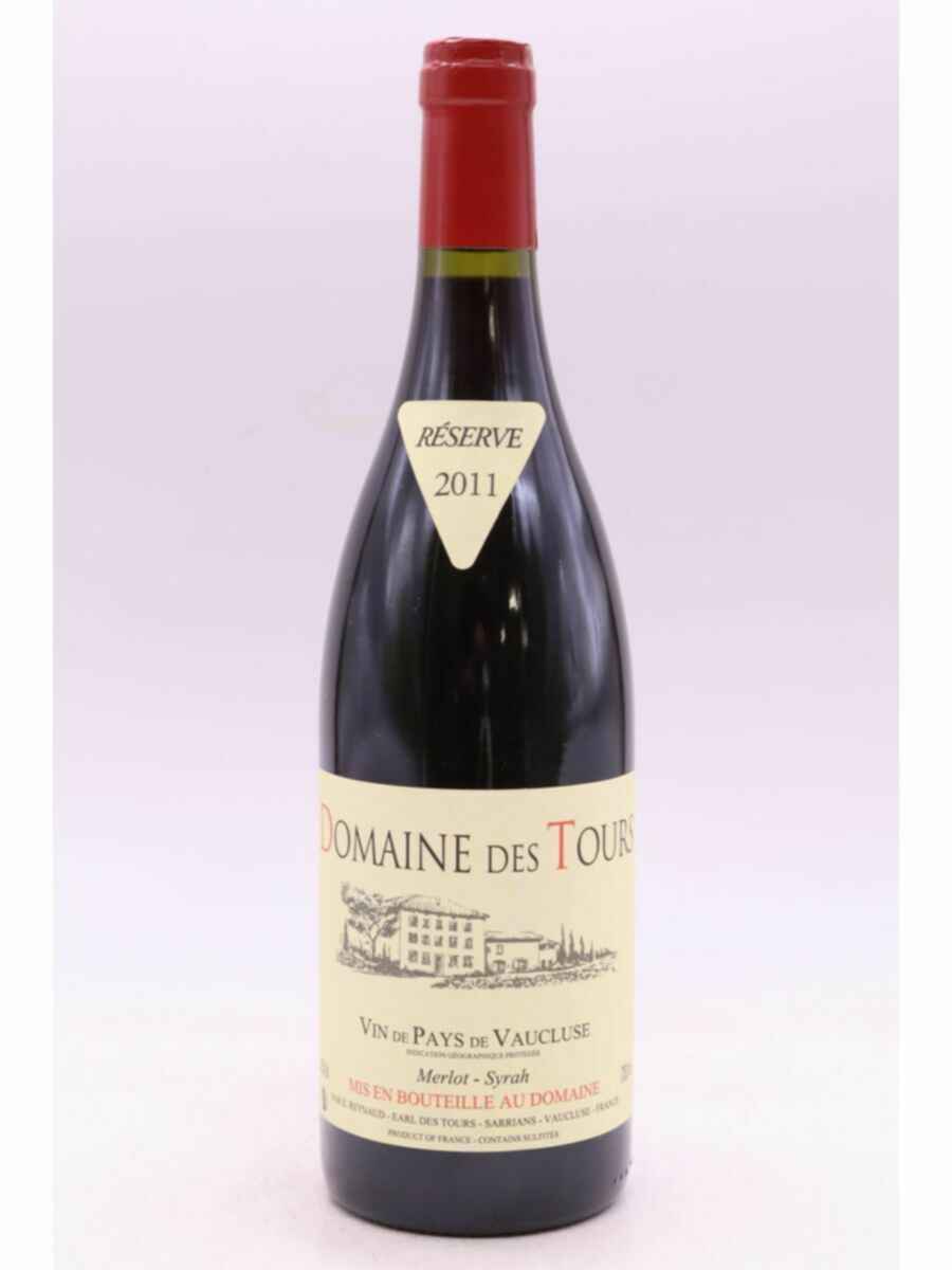 Rayas Domaine Des Tours Vaucluse Merlot-syrah Reserve 2011