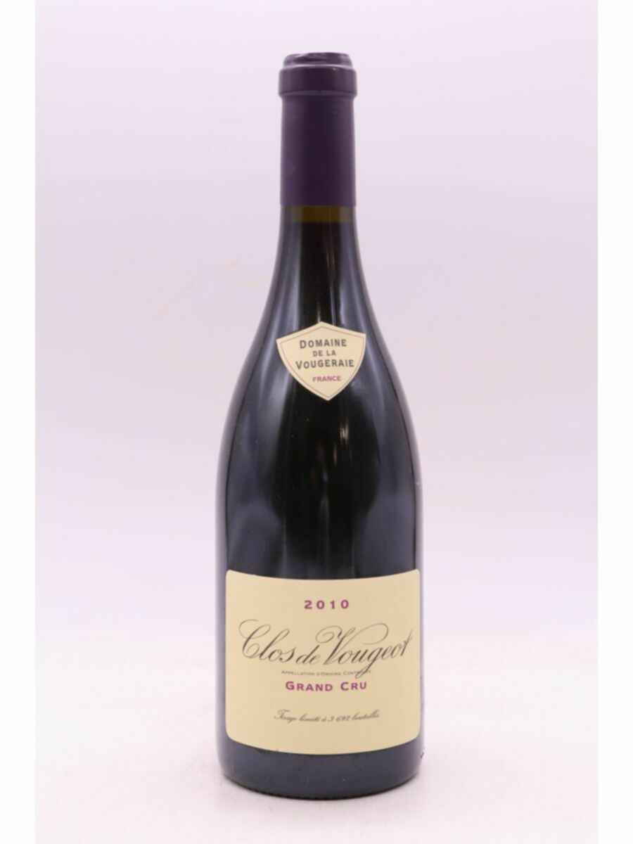 De La Vougeraie Clos Vougeot Grand Cru 2010