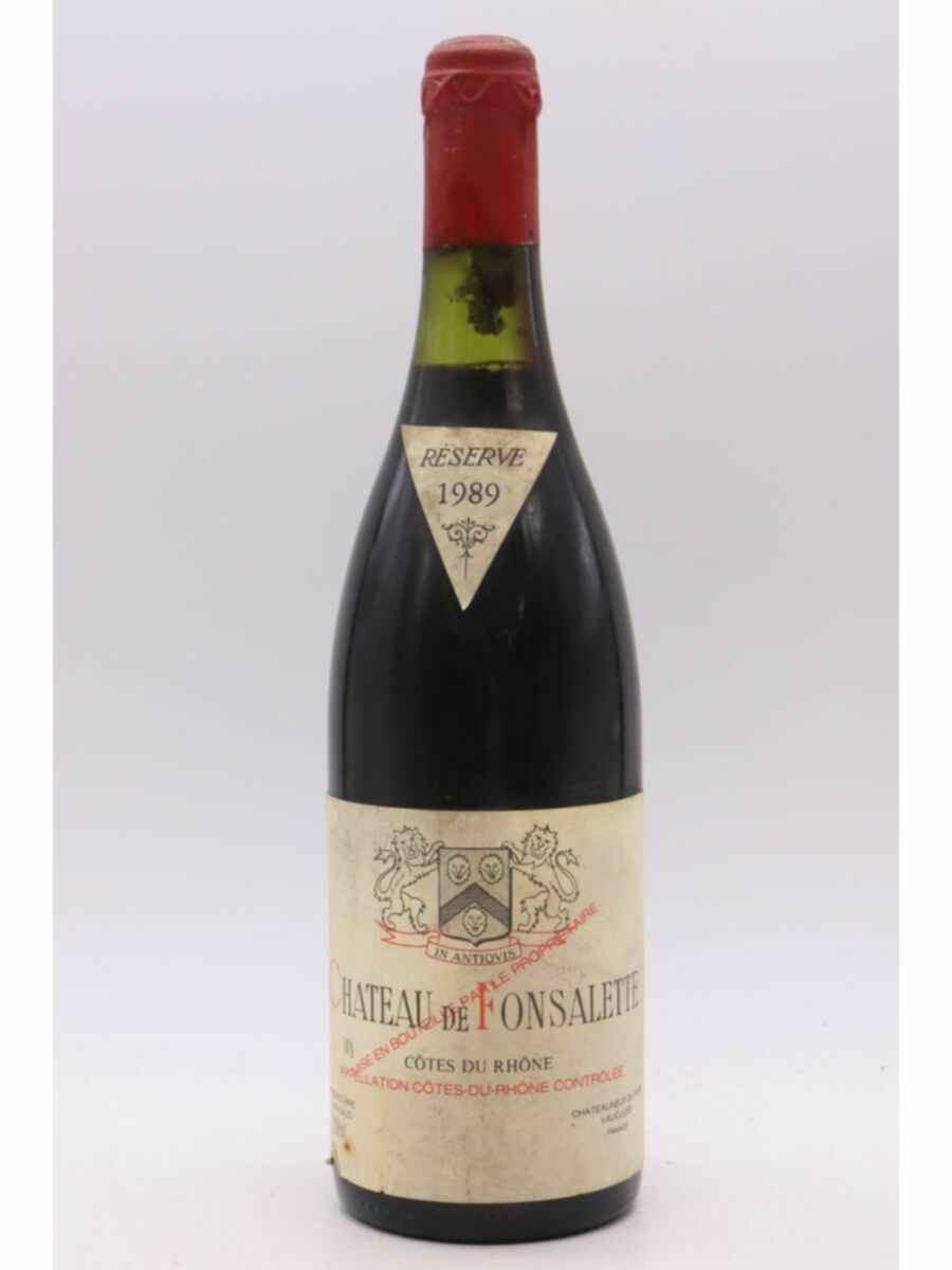 Rayas Chateau De Fonsalette Reserve 1989