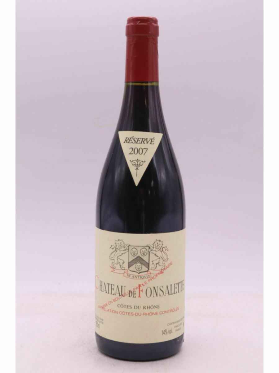 Rayas Chateau De Fonsalette Reserve 2007