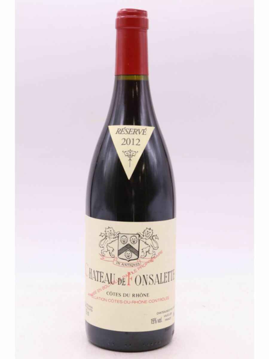 Rayas Chateau De Fonsalette Reserve 2012