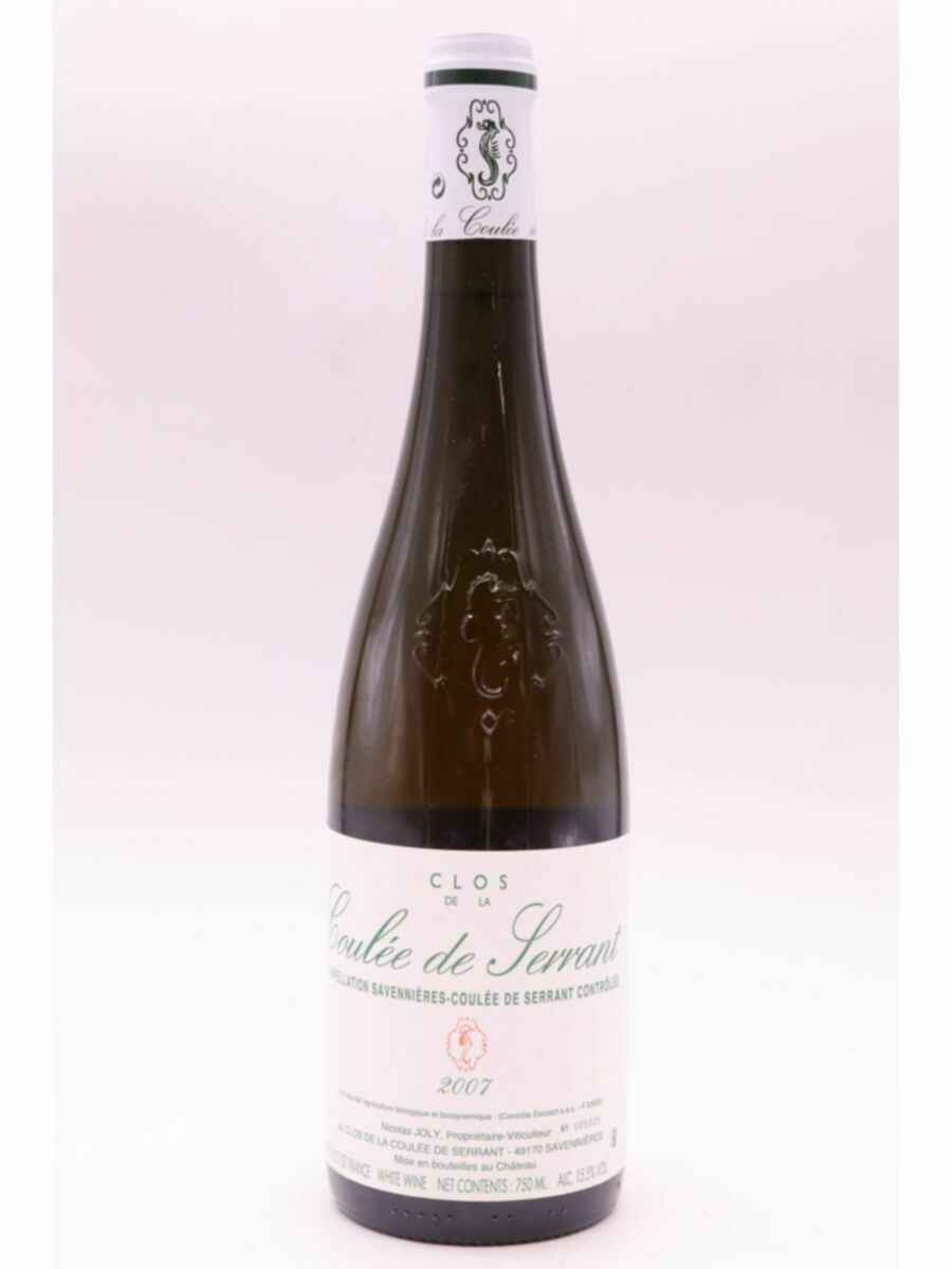 Nicolas Joly Savennieres Clos De La Coulee De Serrant 2007