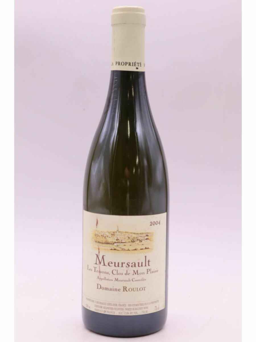Roulot Meursault Les Tessons Clos De Mon Plaisir 2004